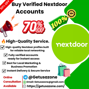Get Verified Nextdoor Accounts